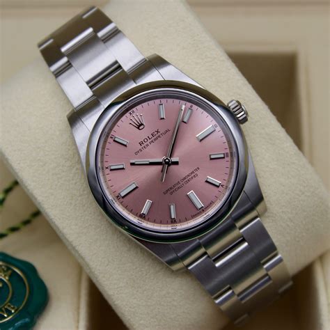 rolex pink oyster|rolex pink oyster perpetual price.